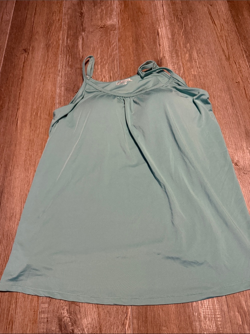 32 Degrees Light Teal Padded Adjustable-Strap Camisole